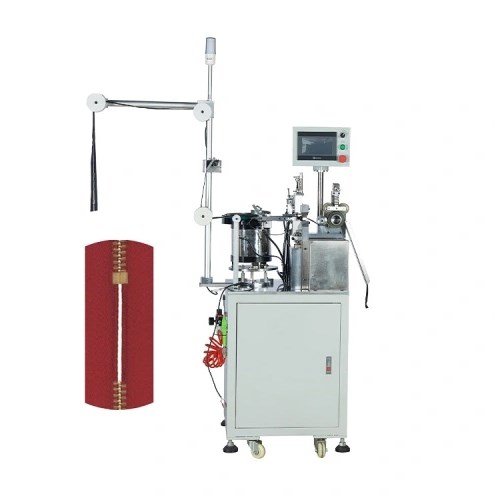 Metal Zipper Bottom H Bottom Stop machine